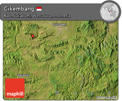 Satellite Map of Cikembang