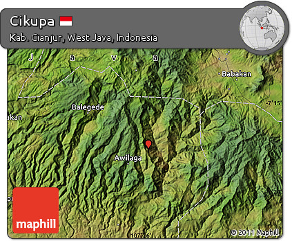 Satellite Map of Cikupa