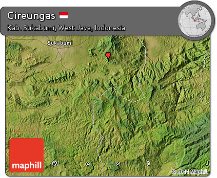 Satellite Map of Cireungas