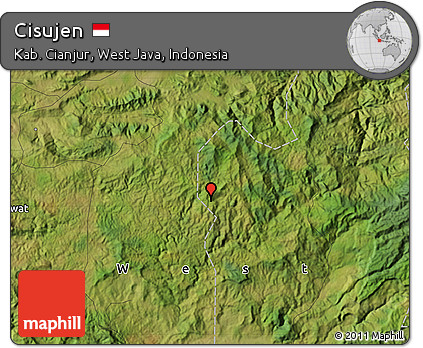 Satellite Map of Cisujen