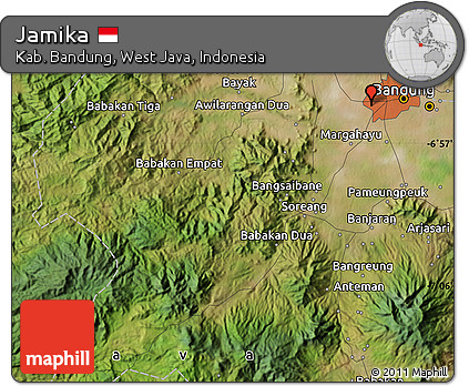 Satellite Map of Jamika