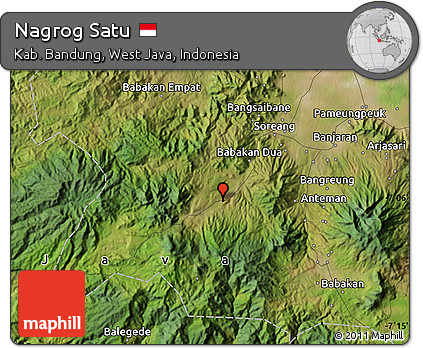 Satellite Map of Nagrog Satu