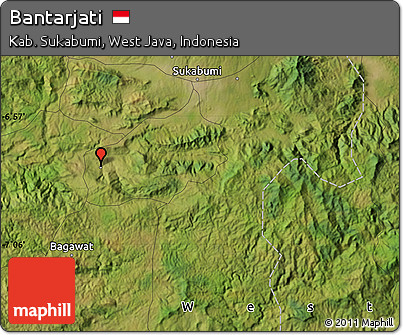 Satellite Map of Bantarjati