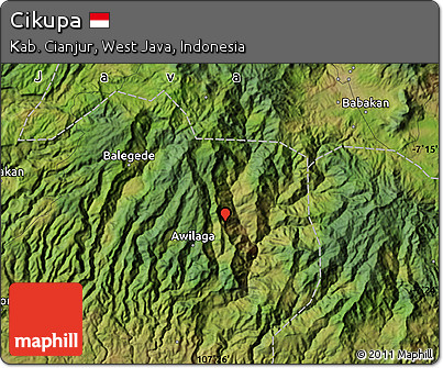 Satellite Map of Cikupa