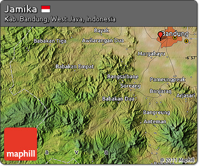 Satellite Map of Jamika