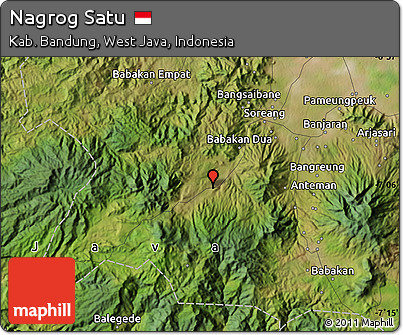 Satellite Map of Nagrog Satu