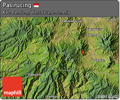 Satellite Map of Pasirucing
