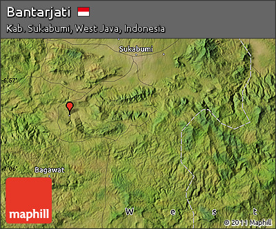 Satellite Map of Bantarjati