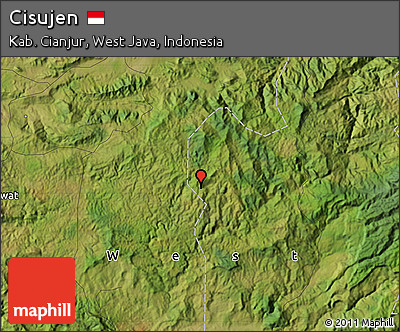 Satellite Map of Cisujen