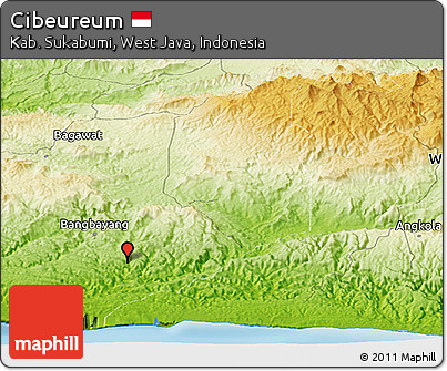Physical Panoramic Map of Cibeureum