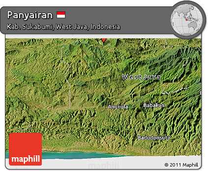 Satellite Panoramic Map of Panyairan