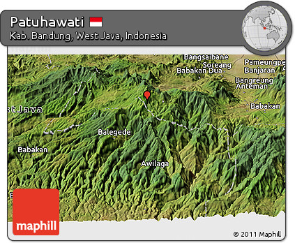 Satellite Panoramic Map of Patuhawati