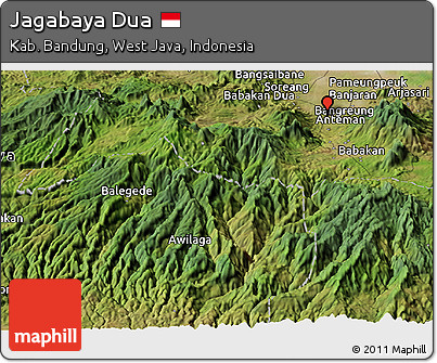 Satellite Panoramic Map of Jagabaya Dua