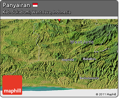 Satellite Panoramic Map of Panyairan