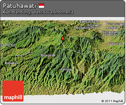 Satellite Panoramic Map of Patuhawati