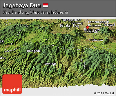 Satellite Panoramic Map of Jagabaya Dua