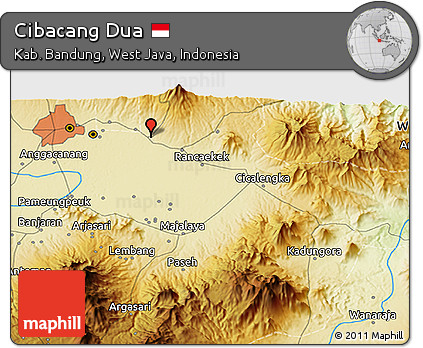 Physical 3D Map of Cibacang Dua