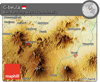 Physical 3D Map of Cibeula
