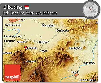 Physical 3D Map of Cibuting