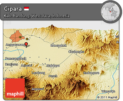 Physical 3D Map of Cipara