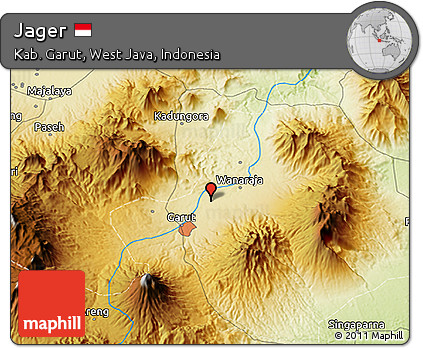 Physical 3D Map of Jager