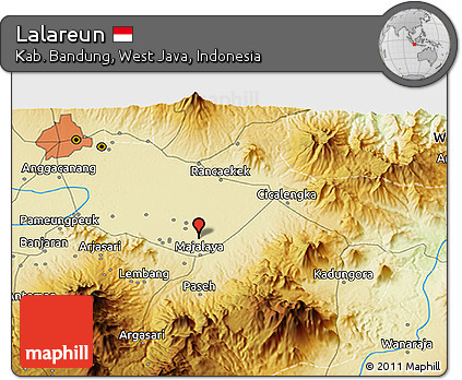 Physical 3D Map of Lalareun