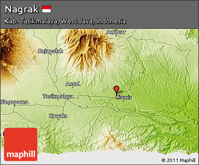 Physical 3D Map of Nagrak
