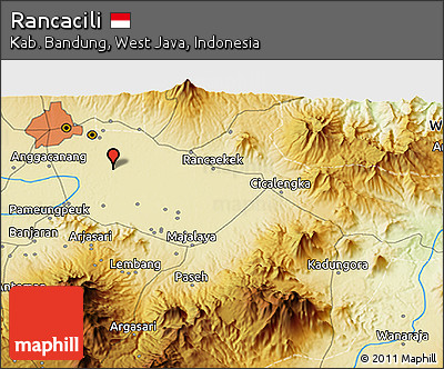 Physical 3D Map of Rancacili