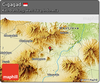 Physical 3D Map of Cigagad