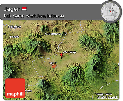 Satellite 3D Map of Jager