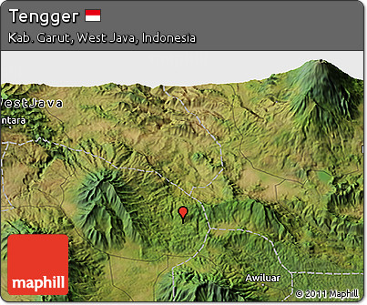 Satellite 3D Map of Tengger