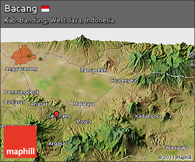 Satellite 3D Map of Bacang