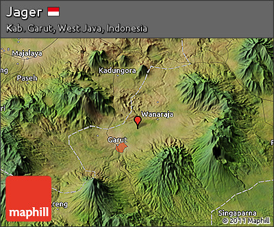 Satellite 3D Map of Jager