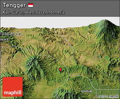 Satellite 3D Map of Tengger