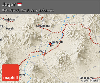 Shaded Relief 3D Map of Jager