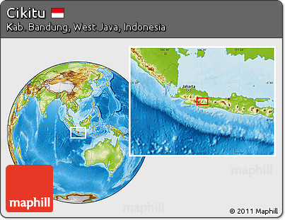 Physical Location Map of Cikitu