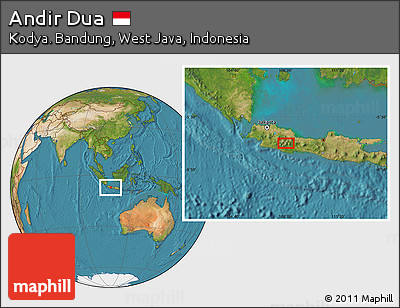 Satellite Location Map of Andir Dua