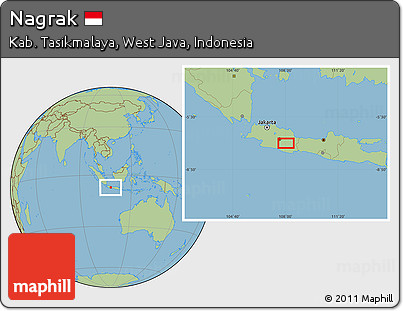 Savanna Style Location Map of Nagrak
