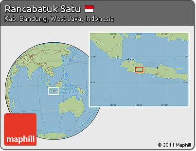 Savanna Style Location Map of Rancabatuk Satu