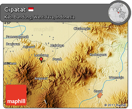 Physical Map of Cipatat