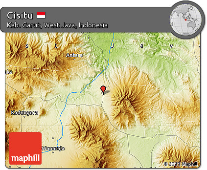 Physical Map of Cisitu