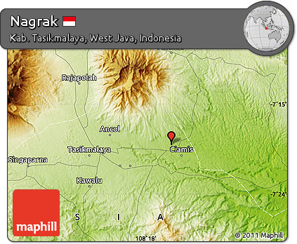 Physical Map of Nagrak
