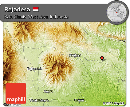 Physical Map of Rajadesa