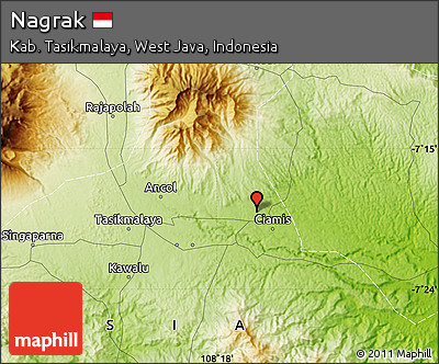 Physical Map of Nagrak