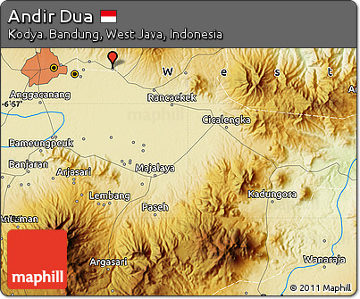 Physical Map of Andir Dua