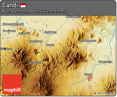 Physical Map of Candi