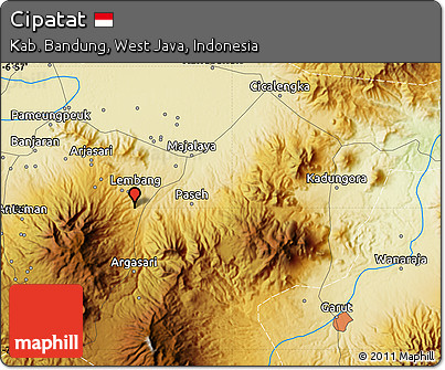 Physical Map of Cipatat