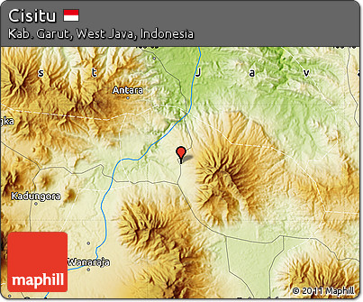 Physical Map of Cisitu