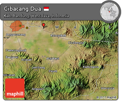 Satellite Map of Cibacang Dua
