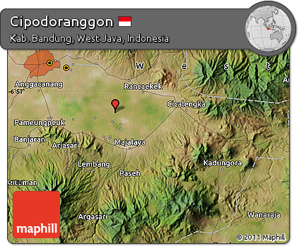 Satellite Map of Cipodoranggon
